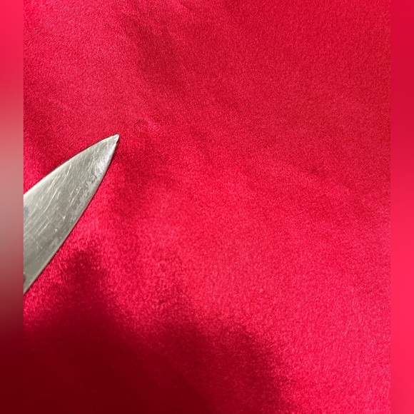 Vintage California Dynasty Elegant Red Satin Slip Maxi Dress/Nightgown  Size M - Picture 11 of 12